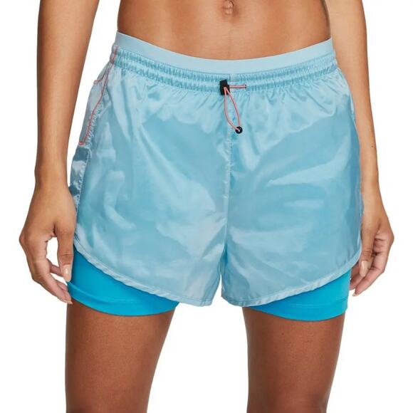 Nike Icon Clash Tempo Luxe Blue Running Shorts Women’s Small - Picture 1 of 11